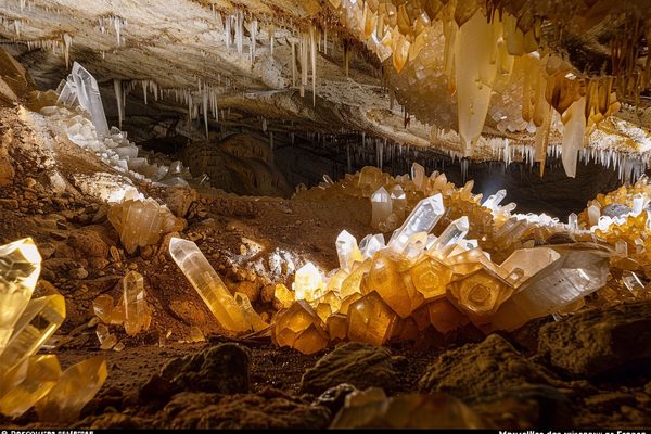 Merveilles souterraines : découvrez les minéraux en france